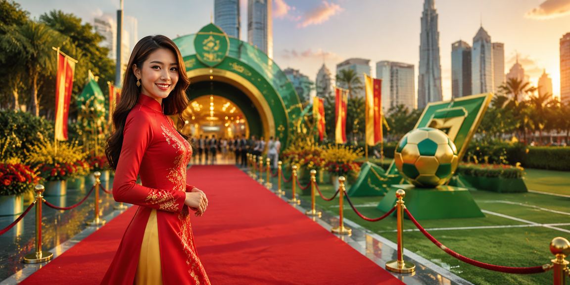 Người phụ nữ mặc áo dài tại TP. Hồ Chí Minh thưởng thức giải trí casino có trách nhiệm