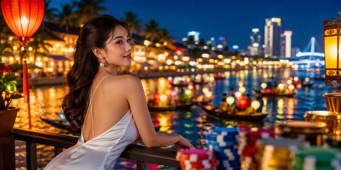 Lễ hội giải trí casino sôi động tại Sài Gòn với ánh đèn rực rỡ và không khí hội hè